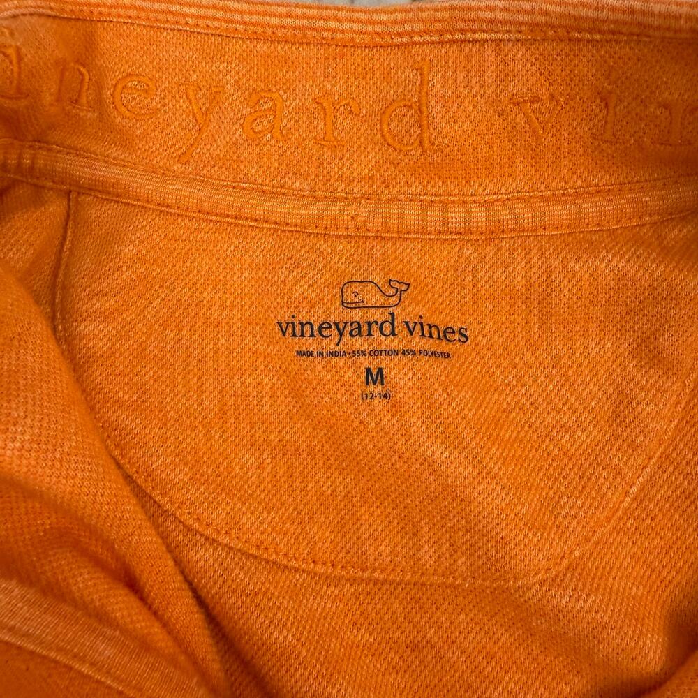 Vineyard Vines Kids Quarter Zip Pullover Saltwater Sweatshirt Size M 12-14 - Picture 3 of 4